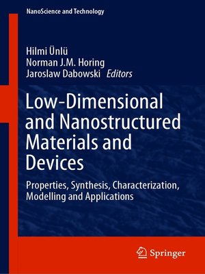 cover image of Low-Dimensional and Nanostructured Materials and Devices